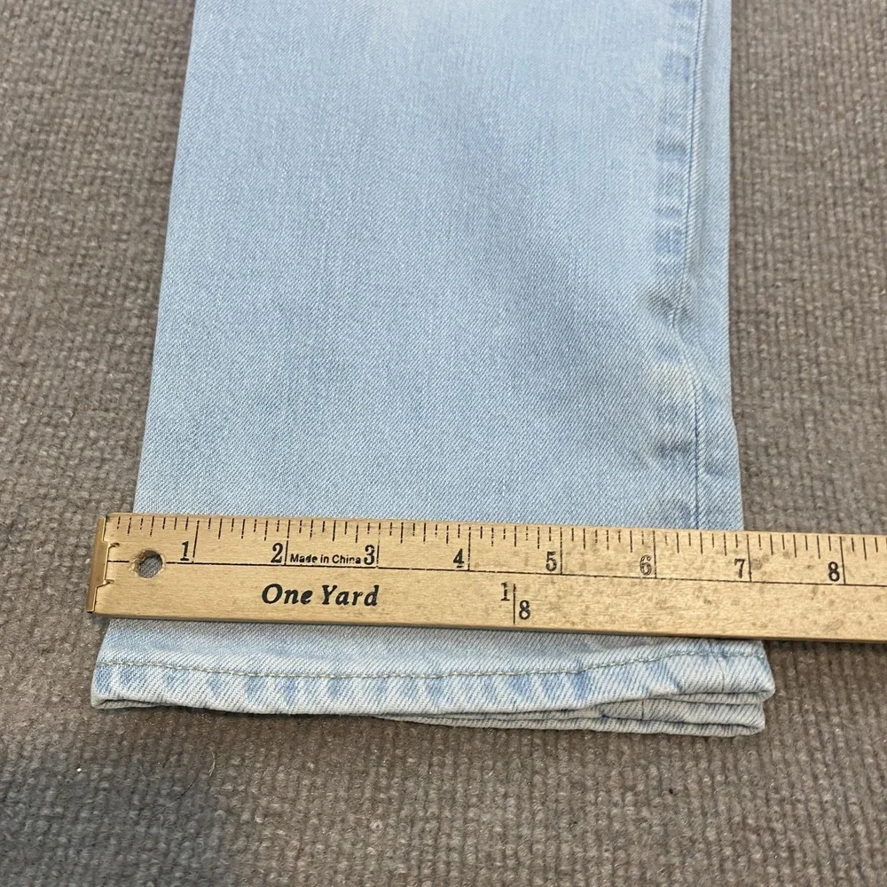 True Religion Rocco Relaxed Skinny Jeans Mens 38x32 Light Wash Stretch Denim